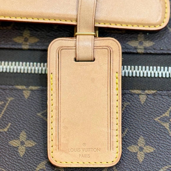 Authentic Louis Vuitton Horizon 50 Monogram Eclipse Suitcase Brown M13768 Luggag - Picture 7 of 16